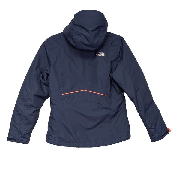 The North Face Inlux Insulated Hyvent Hooded Jacket Medium Blue Fleece Lined - Picture 7 of 13